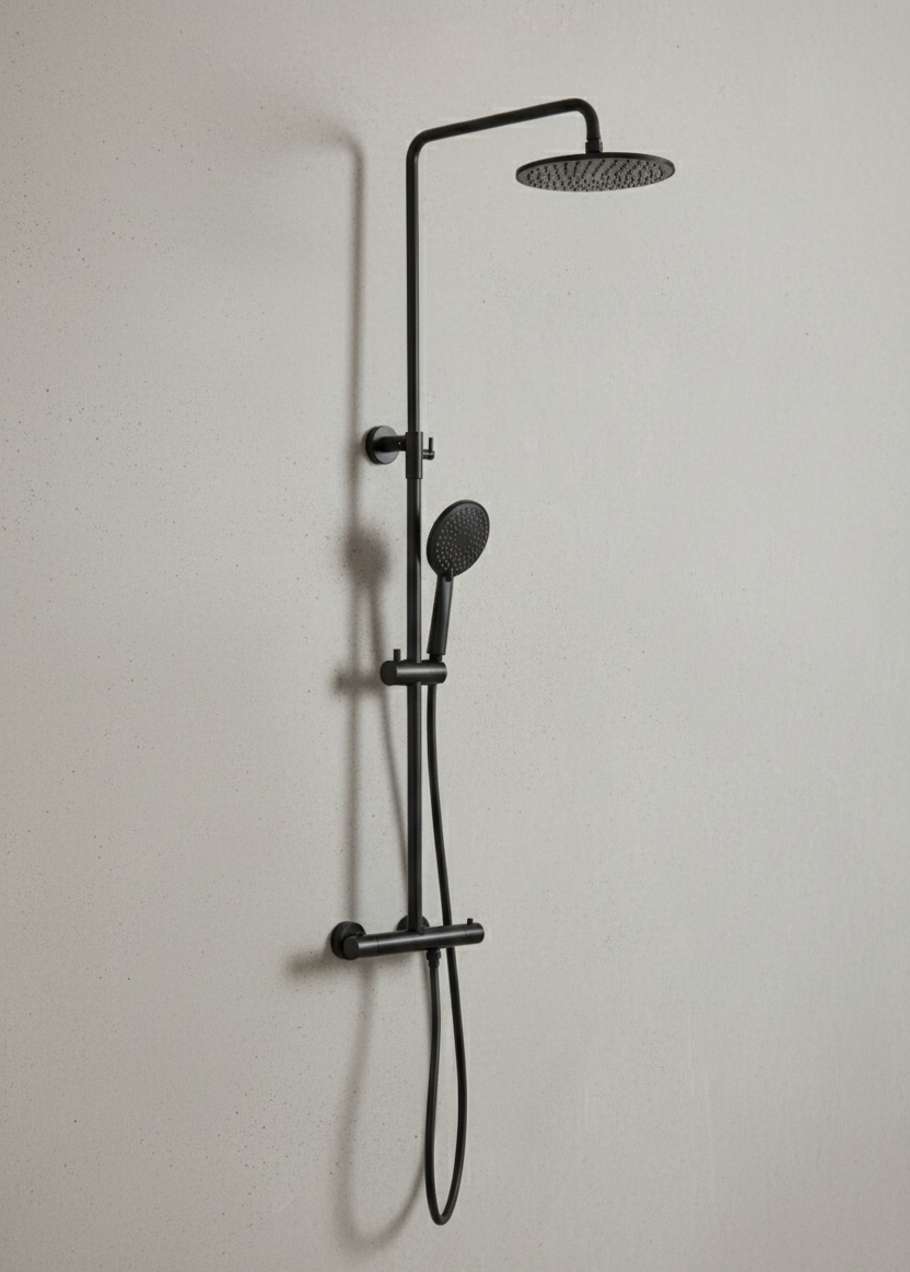 Evora - Thermostatic Brass Shower Column