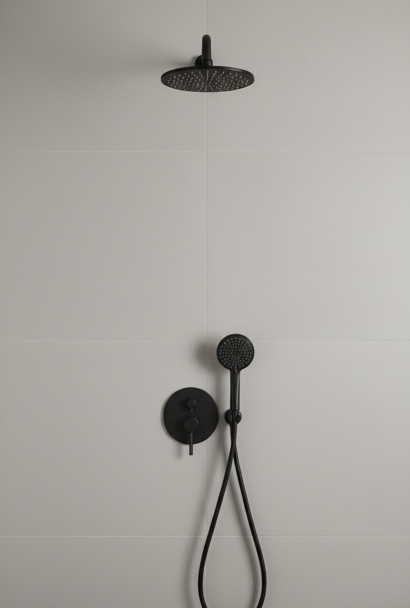 Evora - Built-in Brass Shower Column