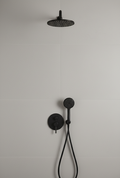 Evora - Built-in Brass Shower Column