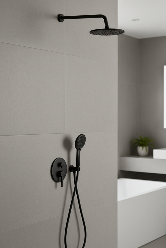 Evora - Built-in Brass Shower Column