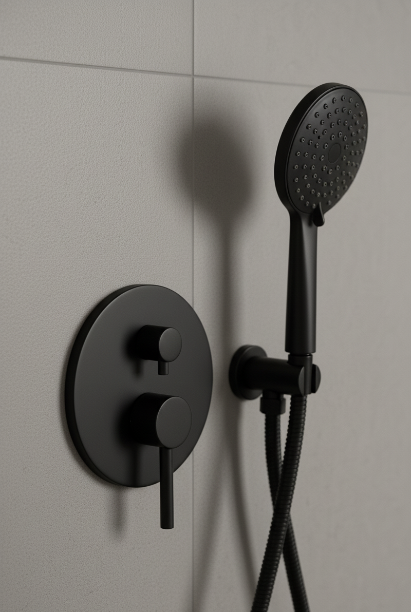 Evora - Built-in Brass Shower Column