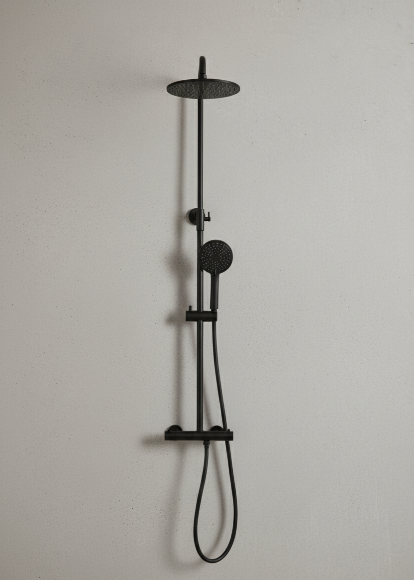 Evora - Thermostatic Brass Shower Column