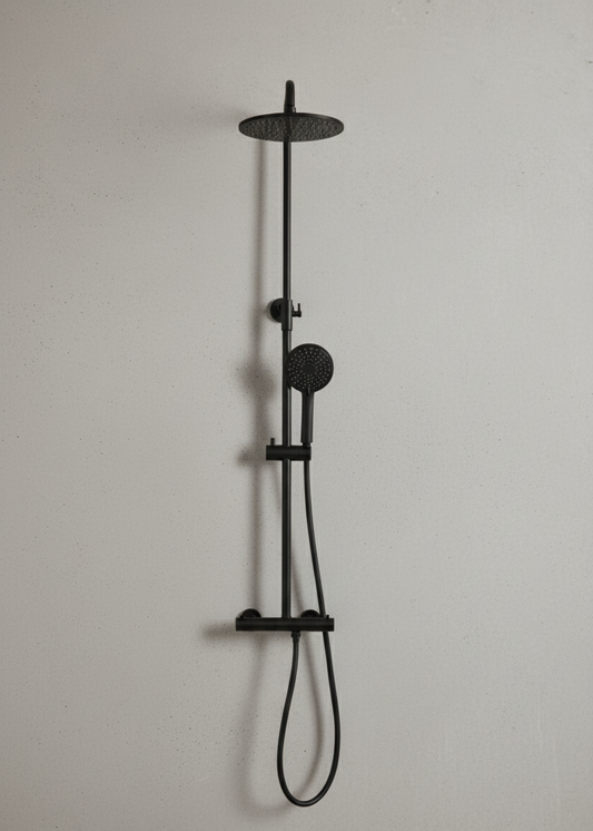 Evora - Thermostatic Brass Shower Column