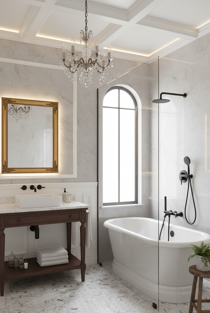 Evora - Built-in Brass Shower Column